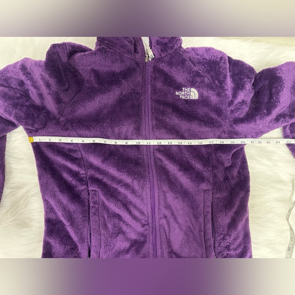 The North Face Purple Fuzzy Women's Jacket Large - Picture 7 of 9